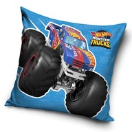 Detský vankúšik HOT WHEELS MONSTER TRUCK, modrý, 40x40cm