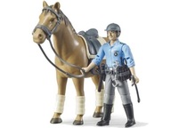 Bruder 62507 Figúrka policajta s koňom