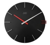 Nástenné hodiny JVD HC44.2 drevo čierne veľké 40cm