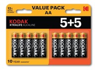 Kodak Baterie Alkaliczne Xtralife Aa LR6 5+5 (10