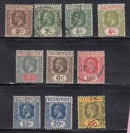 kol. ang. MAURITIUS 10 zn. JERZY V z 1912/1926