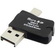 Čítačka micro SD kariet BLOW 2v1