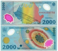 RUMUNIA 2000 LEI 1999 P-111a UNC polimer