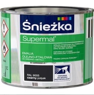 SUPERMAL EMALIA drewno metal 0,2L CZARNA RAL9005