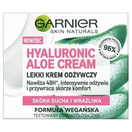 Garnier Hyaluronic Aloe Cream ľahký výživný krém pre suchú a suchú pleť