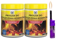 HANSA ŚRODEK CZYSZCZENIA KOMINA PIECA USUWANIA SMOŁY SADZY PROSZEK 2KG