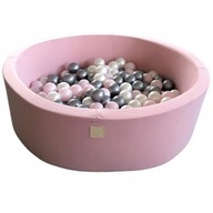Suchy Basen z Piłeczkami Kulkami Kojec dla Dzieci MISIOO Różowy 300 Piłek