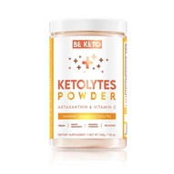BeKeto Elektrolyty Ketolytes v prášku - Slnečný pomaranč 200g Horčík