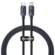 Kabel przewód USB-C / Typ-C - Lightning / iPhone 200cm Baseus Crystal CAJY0