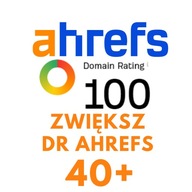 POZYCJONOWANIE - ZWIĘKSZ DR AHREFS DO 40+