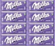 Czekolada Milka mleczna Alpine Milk 100g x 8 szt