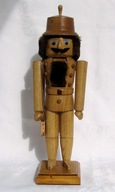 Duży dziadek do orzechów figurka drewniana ** MYŚLIWY 39cm