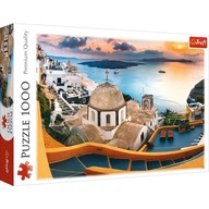 Puzzle krajobrazowe 1000 Bajkowe Santorini Trefl