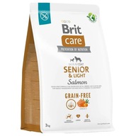 BRIT CARE DOG GRAIN-FREE SENIOR&LIGHT SALMON 3kg sucha karma dla psów