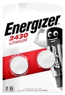 2 x Baterie litowe guzikowe Energizer CR2430 mini