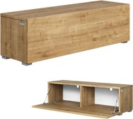 Nočný stolík nočný stolík 105 x 30 x 32 cm zlatý dub craft