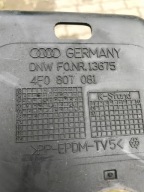 kryt stěny předního AUDI A6 C6 LIFT 4F0807081