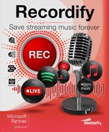 Program na sťahovanie s názvami hudby z internetu Recordify Abelsoft