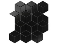 KERAMICKÁ MOZAIKA DIAMOND ROMB ČIERNA MATNÁ