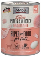 MAC'S Cat Kitten Indyk Królik puszka 800 g