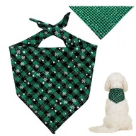 Ünnepi kockás bandana PAX Zöld