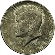 USA 1/2 dolara Kennedy, stan 3, 1969 D