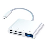4 w 1 USB C Micro SD TF czytnik kart pamięci hub
