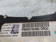 dials clock PEUGEOT 307 2.0 HDI P9646742480