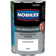 Nobiles Emalia Chlorokauczuk do metalu Biały 0,9L