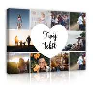 FOTÓVÁSZON KÉP FOTÓBÓL KÉP ÖSSZEÁLLÍTÁS SZÜLETÉSNAPI AJÁNDÉK NAGY 60x40