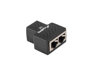 Adapter Lanberg złączka sieciowa spliter RJ-45 - RJ-45 X2 ekranowany