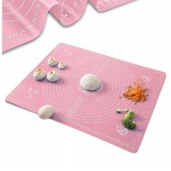 ASZTAL SZILIKON SZŐNYEG NAGY ALÁTÉT XL KONYHAI ALÁTÉT MÉRŐSZALAGGAL