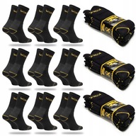 Dlhé bavlnené pracovné ponožky 9-PAK 43-46