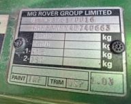 ROVER 25 45 FREELANDER MG ZR engine 2.0 DIESEL 20T2N 113KM