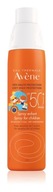 AVENE Mleczko na opalania w sprayu SPF50+ 200 ml