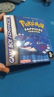 Gra POKEMON SAPPHIRE GAME BOY Advance GBA Nintendo NOWA BATERIA