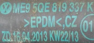VW E GOLF hadice trubka vody 5QE819337K