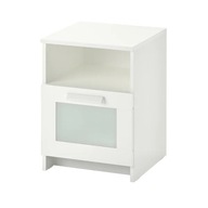 IKEA BRIMNES Nočný stolík biely 39x41 cm