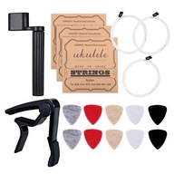 Guitar/Ukulele Tool Kit 10pcs Soft Felt Ukulele