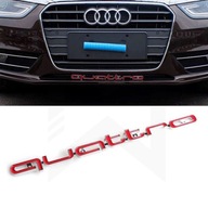 AUDI QUATTRO EMBLEMAT ZNACZEK NAPIS LOGO NA GRILL ATRAPA DOLNA A4 A6 A5 A7