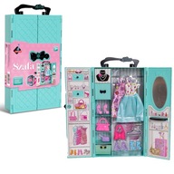 Šatníková skriňa pre bábiku Barbie S výbavou Oblečenie Príslušenstvo 6+ Askato