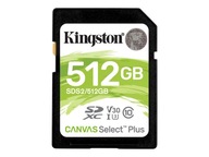 karta pamięci Kingston Canvas Select+ SD 512GB