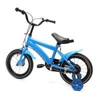 14-palcový detský bicykel + tréningové kolieska