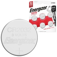 6x Bateria litowa CR 2032 3V guzikowa ENERGIZER