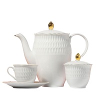 Kávéscsésze 6 fő részére / 21 el. Sofia Arany vonal Ćmielów