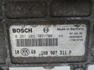 control unit computer of the engine VOLKSWAGEN GOLF III PASSAT B4 1H0907311P