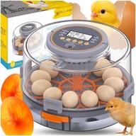Automatický Inkubátor Vajcia Kĺbovač Hydiny Owoskop Podávač 12ks