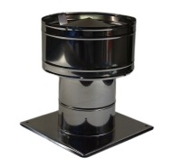 VENTILAČNÁ STRIEŠKA NEREZOVÝ DEFLEKTOR FI 150