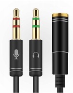 KABEL UNIWERSALNY PRZEDŁUŻKA DO SŁUCHAWEK JACK 3,5MM ADAPTER DELUXE