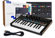ARTURIA MiniLab 3 Black - MIDI kontrolér + softvér
